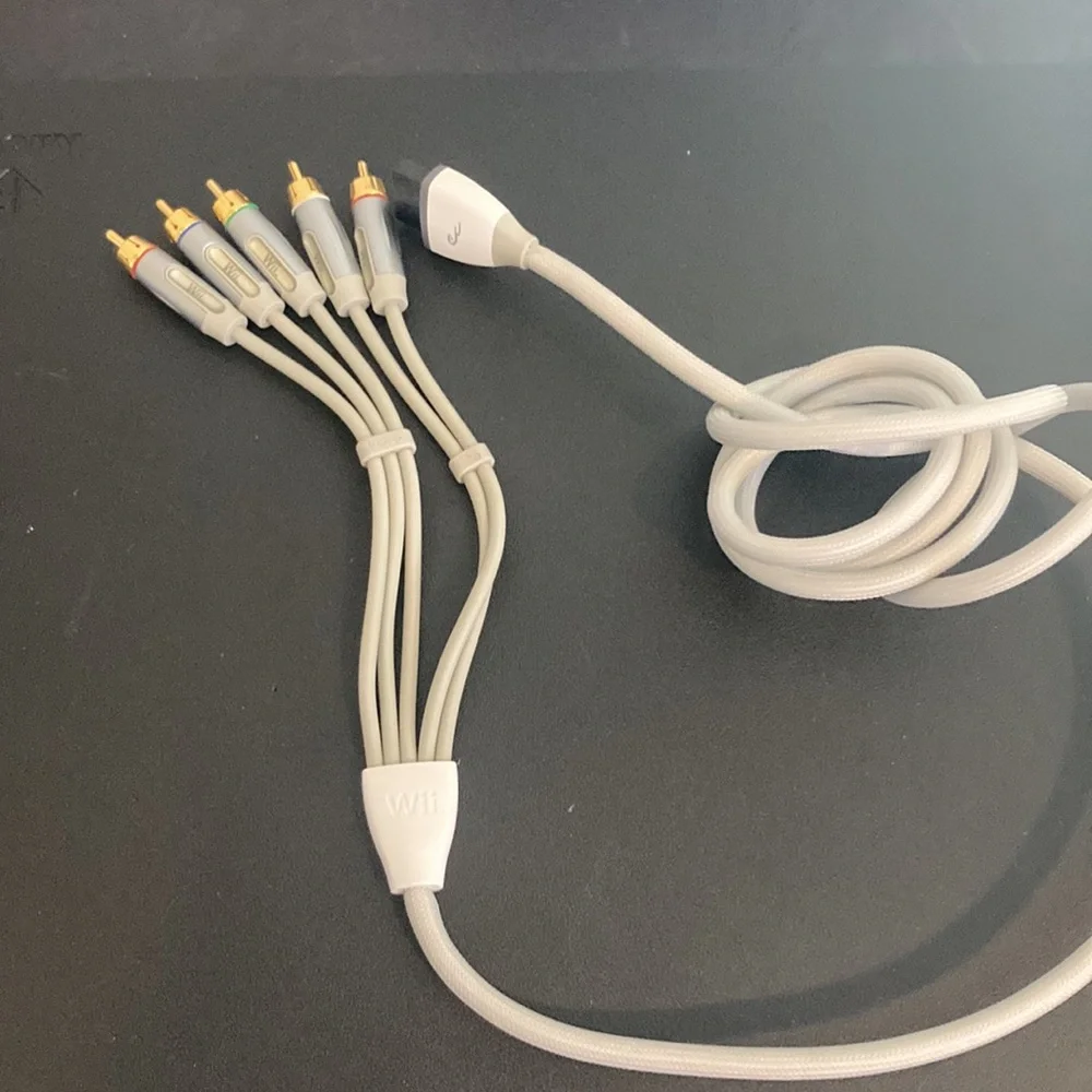 Premium Component Audio Video HD AV Cable for Wii console